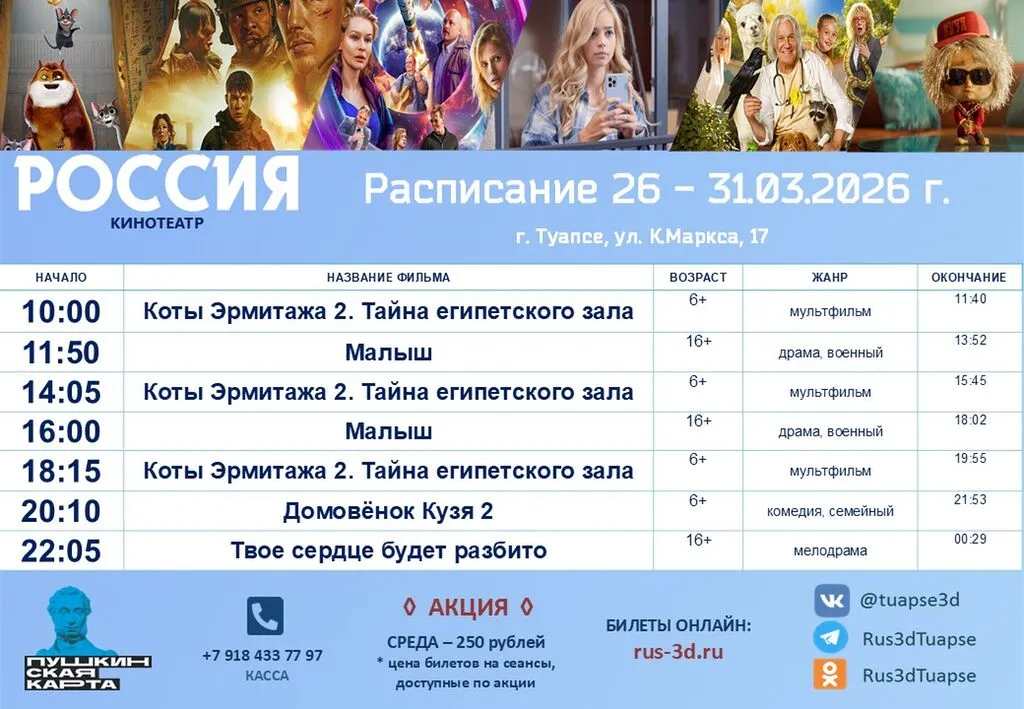 Россия 26-31 апреля